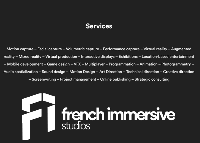 French Immersive Studios - French Immersive Studios